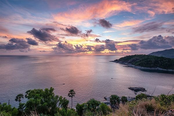 national park philippines sunset